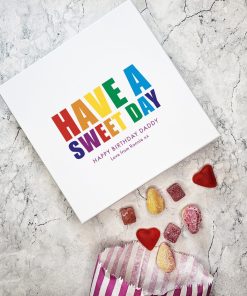 Personalised Sweet Box - filled with retro sweets