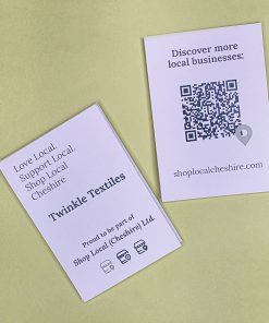Shop Local Cheshire card sets
